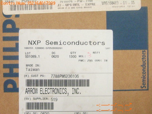 ISP1761ET - NXP - UNIVERSAL SERIAL BUS CONTROLLER, PBGA128 ( 5 pcs