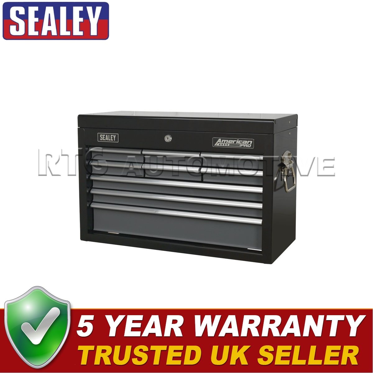 Sealey American PRO� Topchest 9 Drawer Black/Grey AP2509B