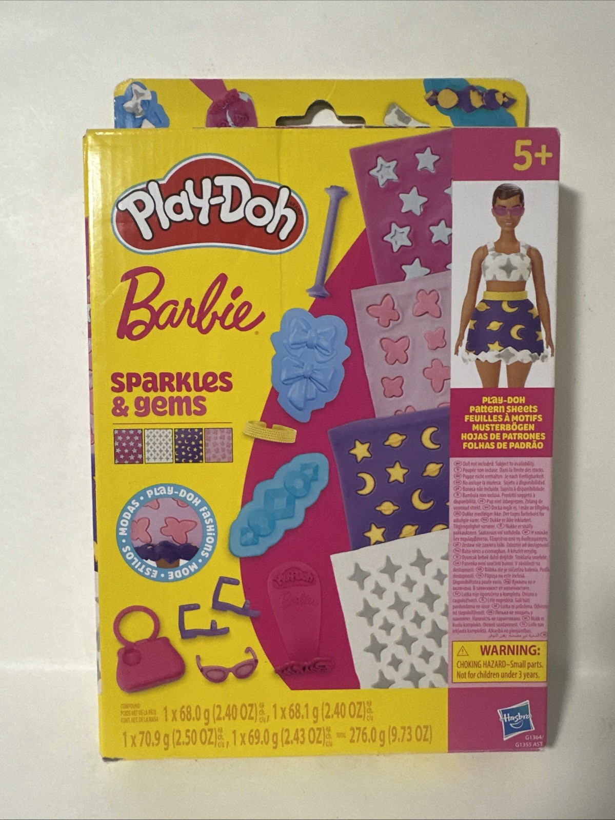 Play-Doh Barbie Sparkles and Gems Refills & Accessories Pack