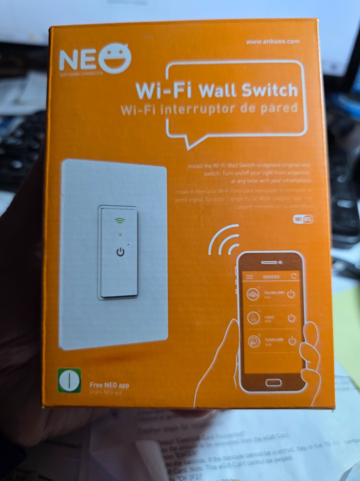 Ankuoo Neo  Wi-Fi Wall Switch