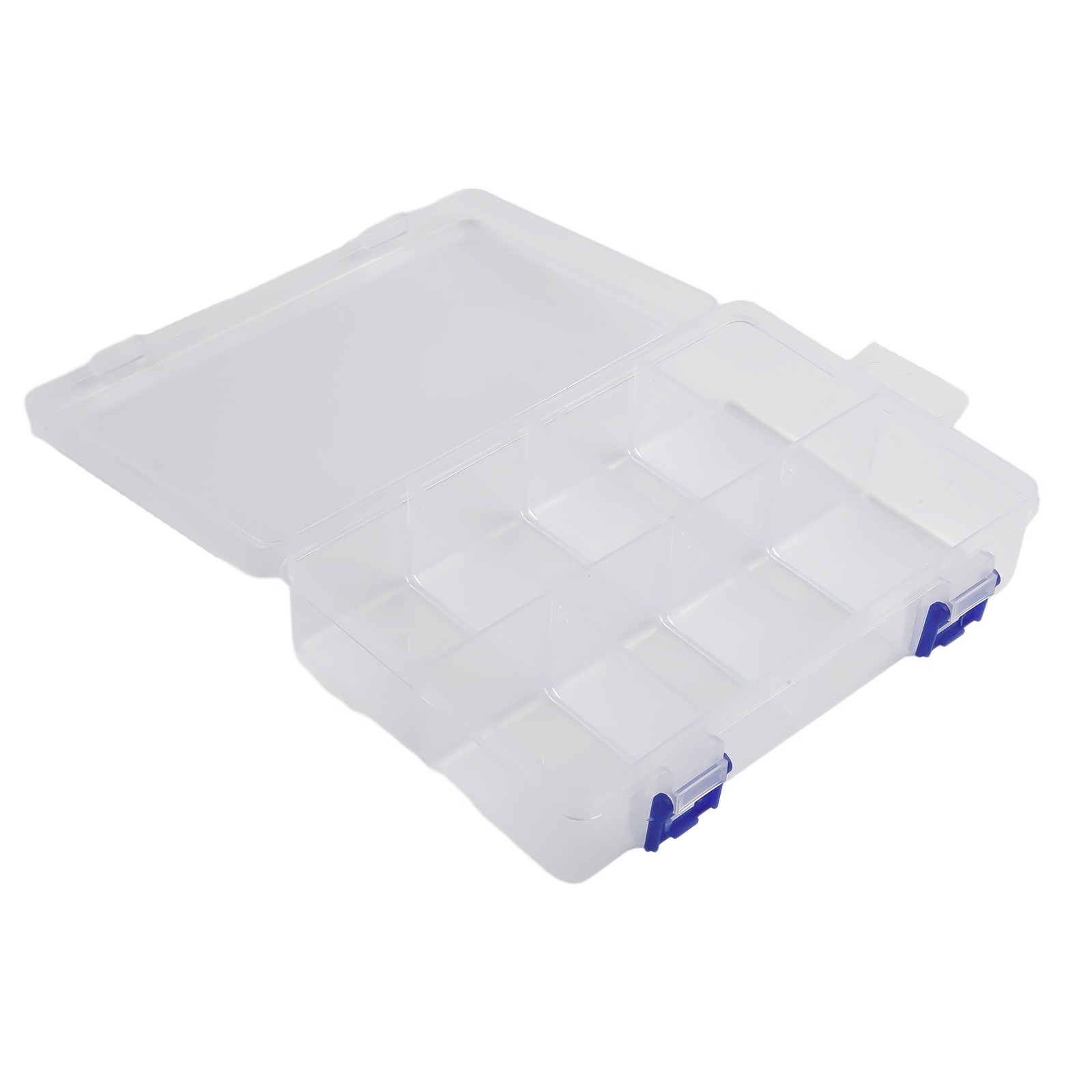 Bead Storage Box Container Adjustable Compartment Display Organizer Dustproof