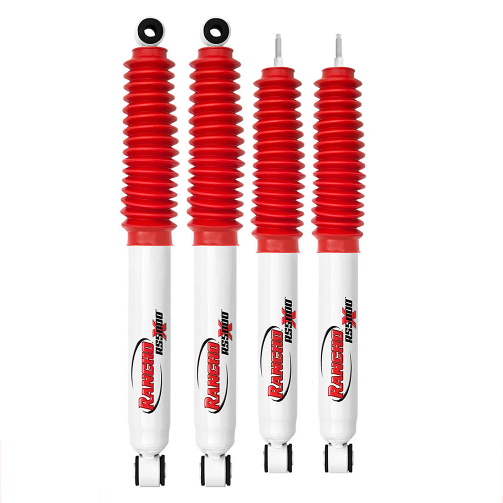 Rancho Front Rear Gas Shocks Absorbers Kit Set For Ford F250 F350 Super Duty 4X4