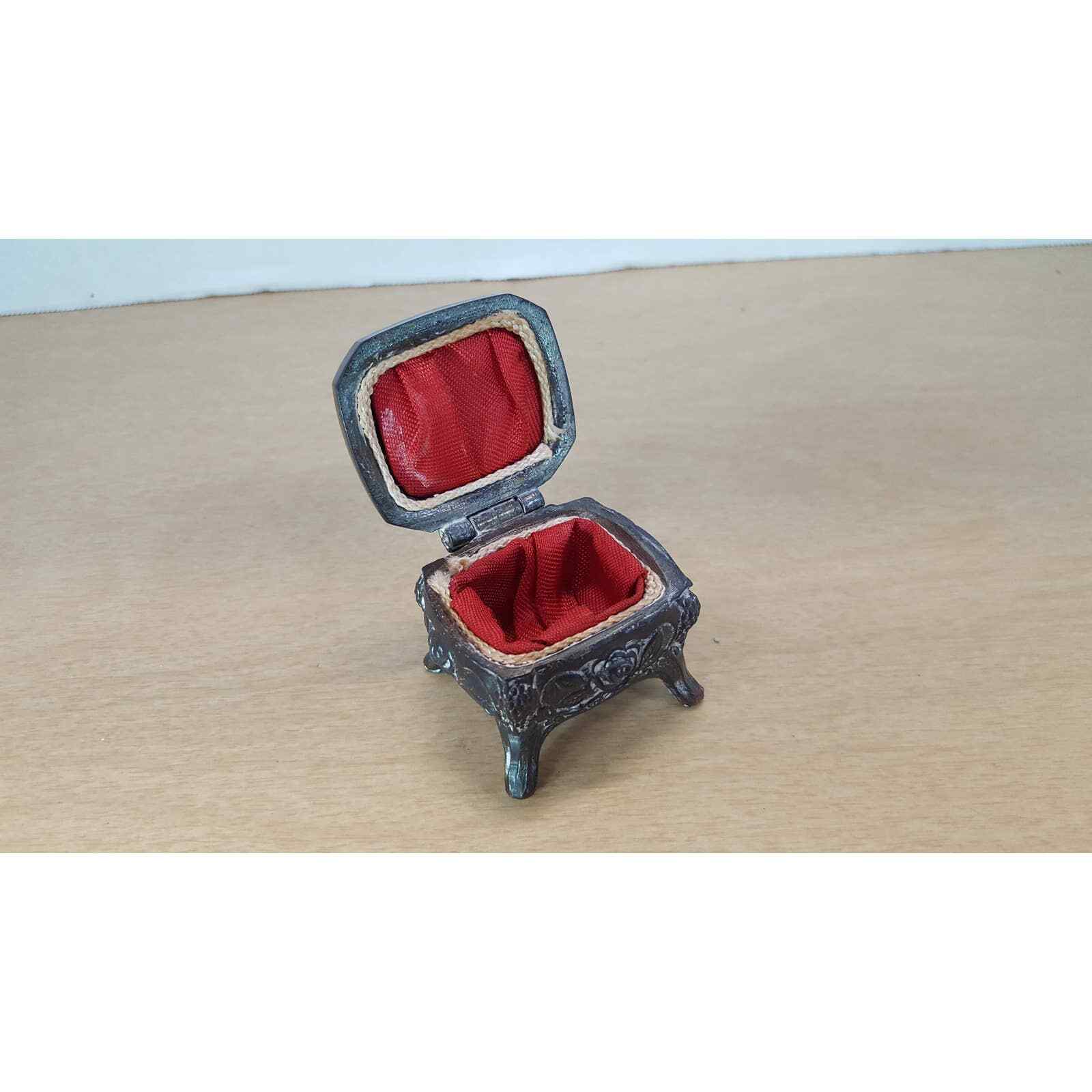 Ulmer Münster 3" Decorative Metal Ring Trinket Jewelry Box