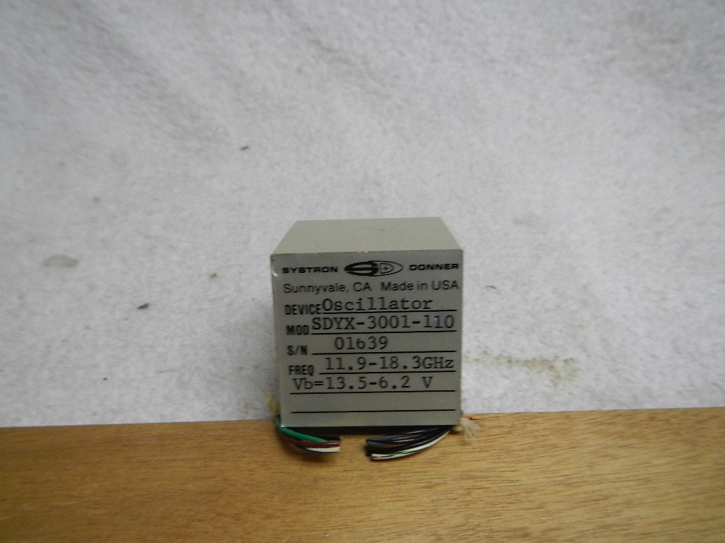 Systron Donner11.9-18.3 Ghz Yig