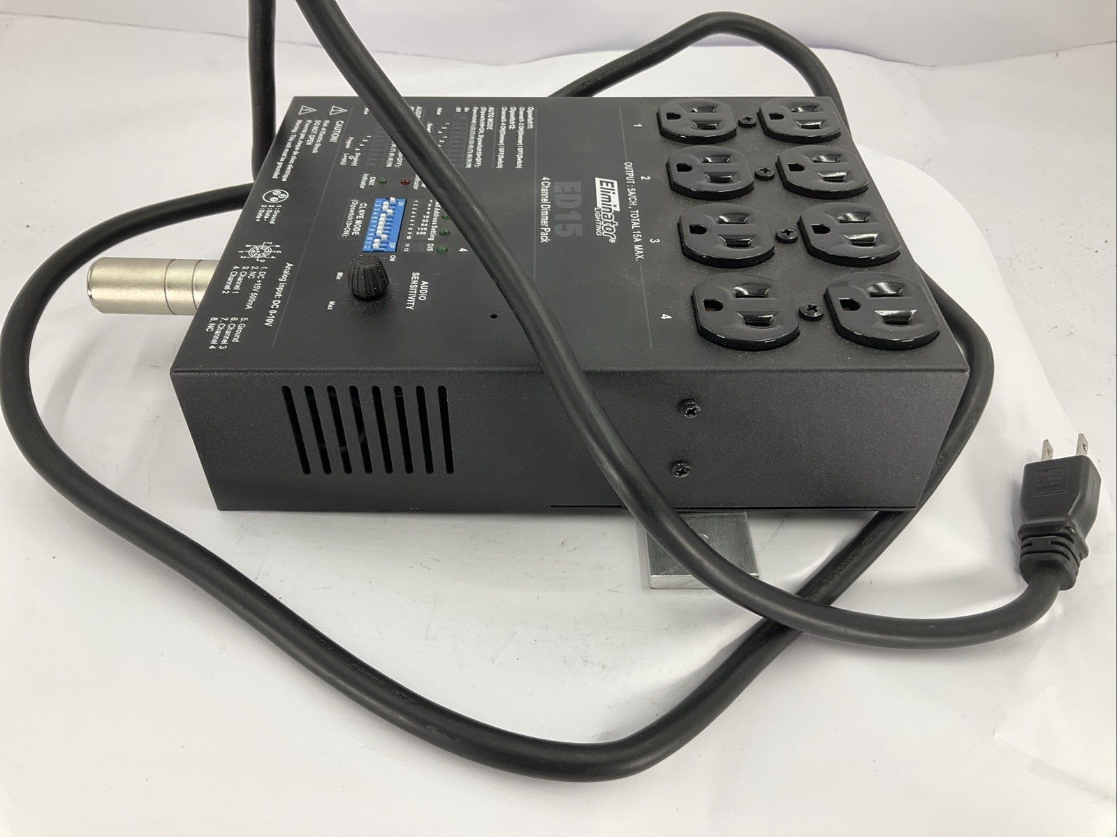 Eliminator Lighting 4-Channel DMX Lighting Dimmer Pack