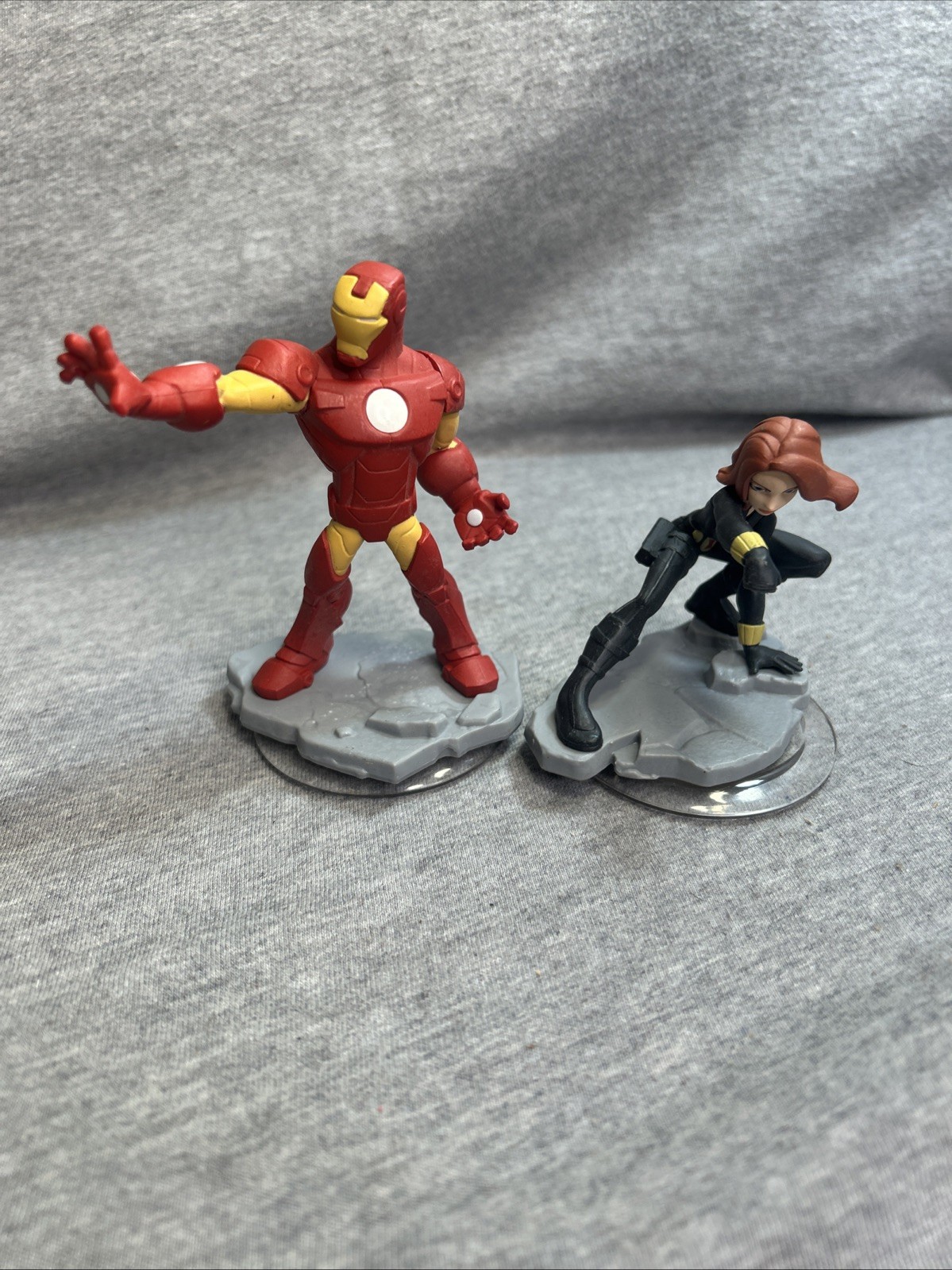 Disney Infinity 2.0 Marvel Superheroes Black Widow & Iron Man Figures