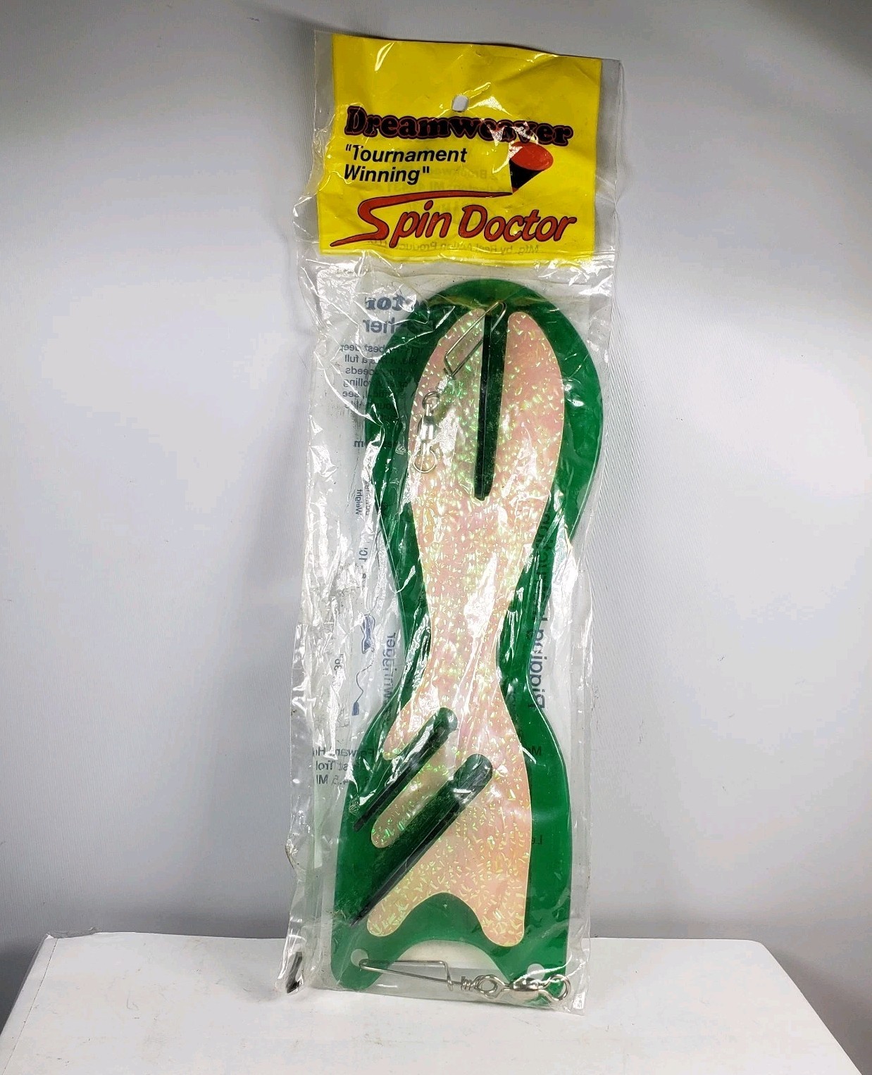 Dreamweaver Spindoctor Flasher Emerald Green- Crush Glow 9.5"