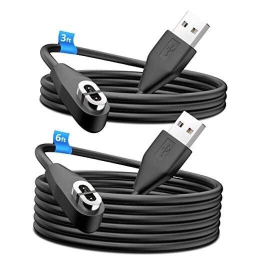 3.3ft & 6ft Shokz Charging Cable [2 Pack Black] aftershokz 2Pack Black
