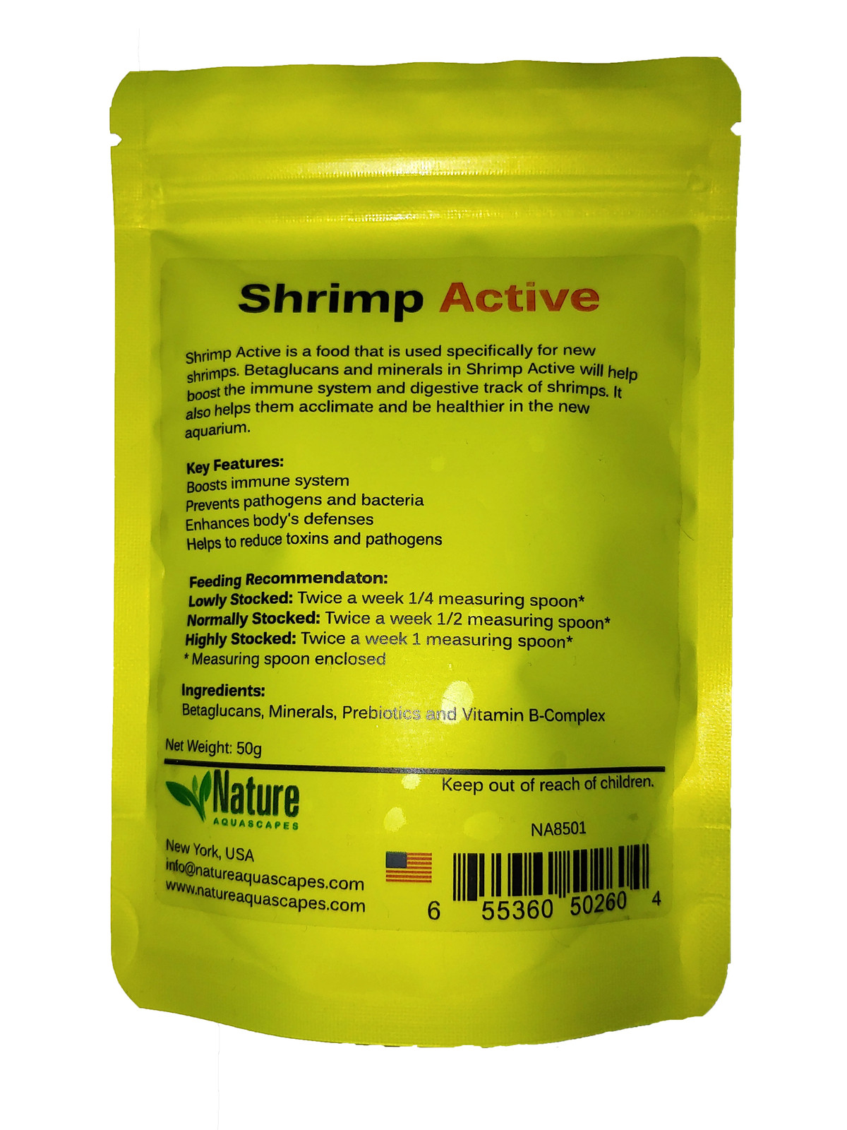 Nature Aquascapes Shrimp Active