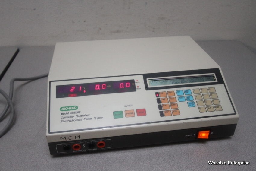 BIO-RAD MODEL 3000XI COMPUTER CONTROLLED ELECTROPHORESIS POWER SUPPLY 3000XI