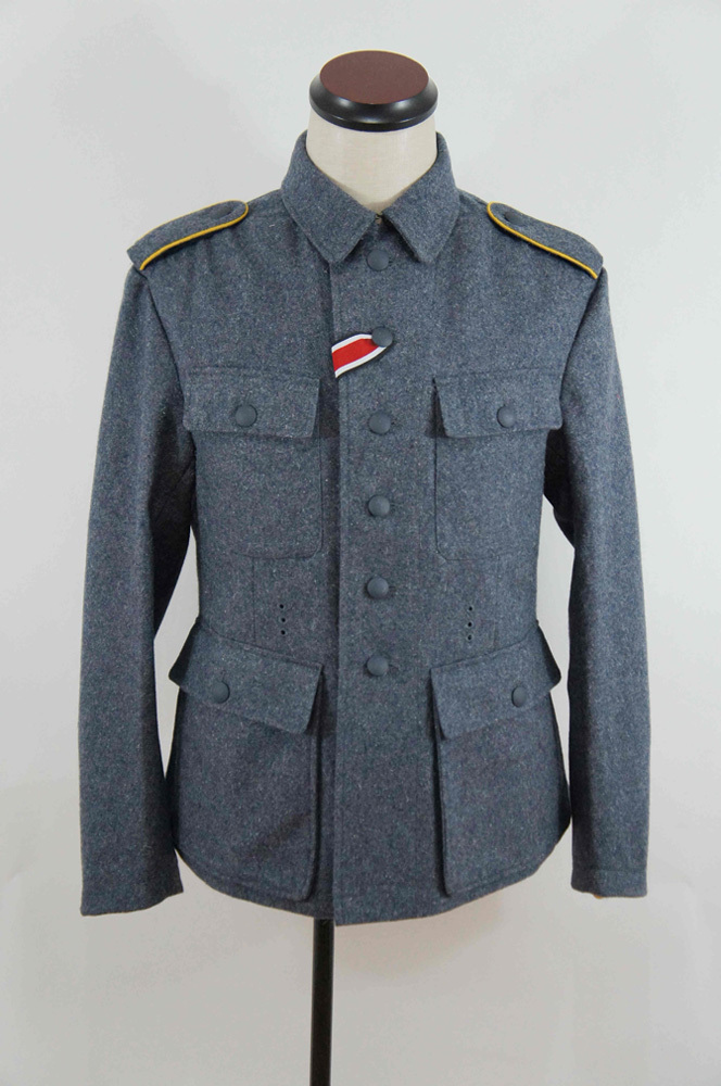 WWII German M43 Luftwaffe blue grey wool tunic 3XL ONLY