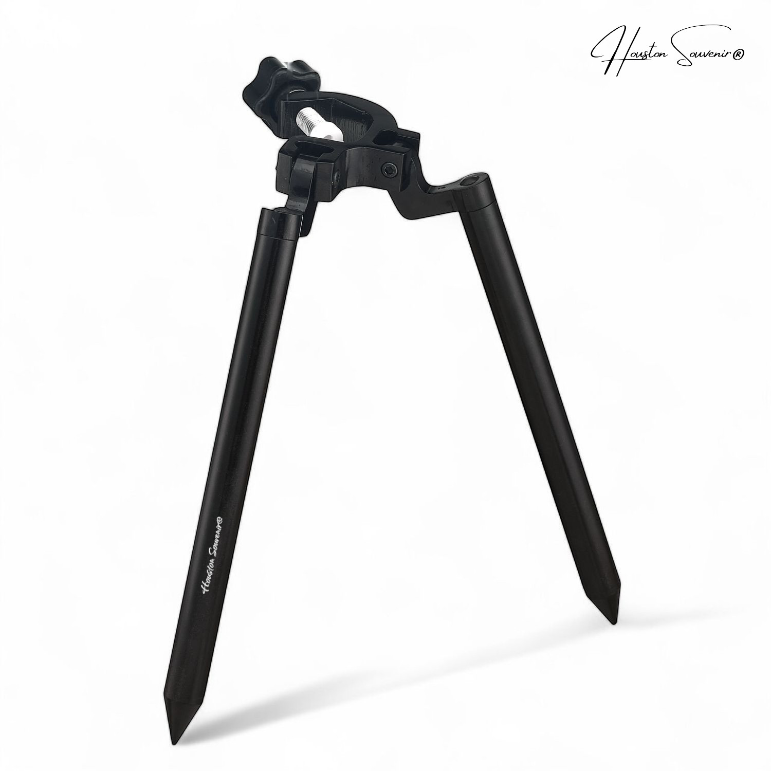 Mini Prism Pole Bipod 10" Aluminum Legs Surveying Total Station 1"-1.25" Clamp