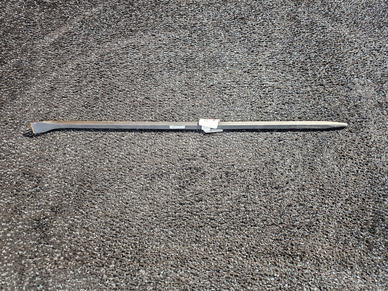 (QTY 4) WESTWARD 31MA28 Pry Bar Point End, 30 in Overall Length, Straight End