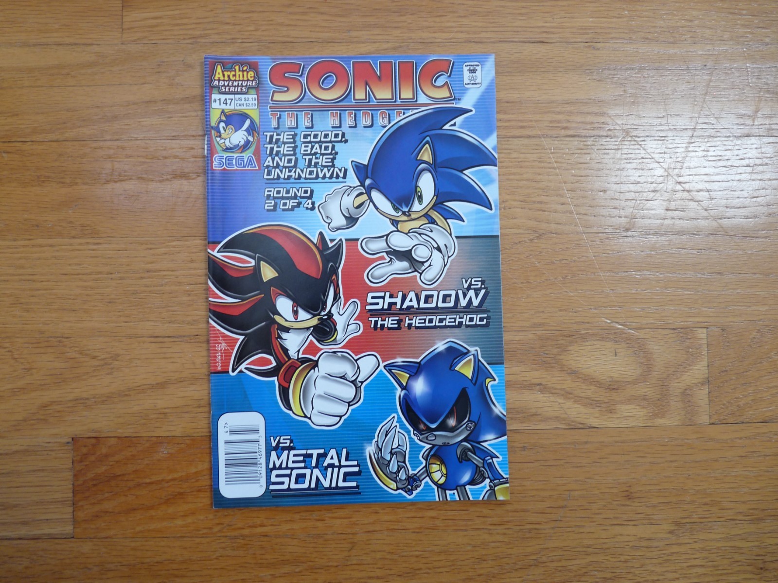 Sonic the Hedgehog #147 Comic 1st Edition Shadow and Metal Sonic Cover