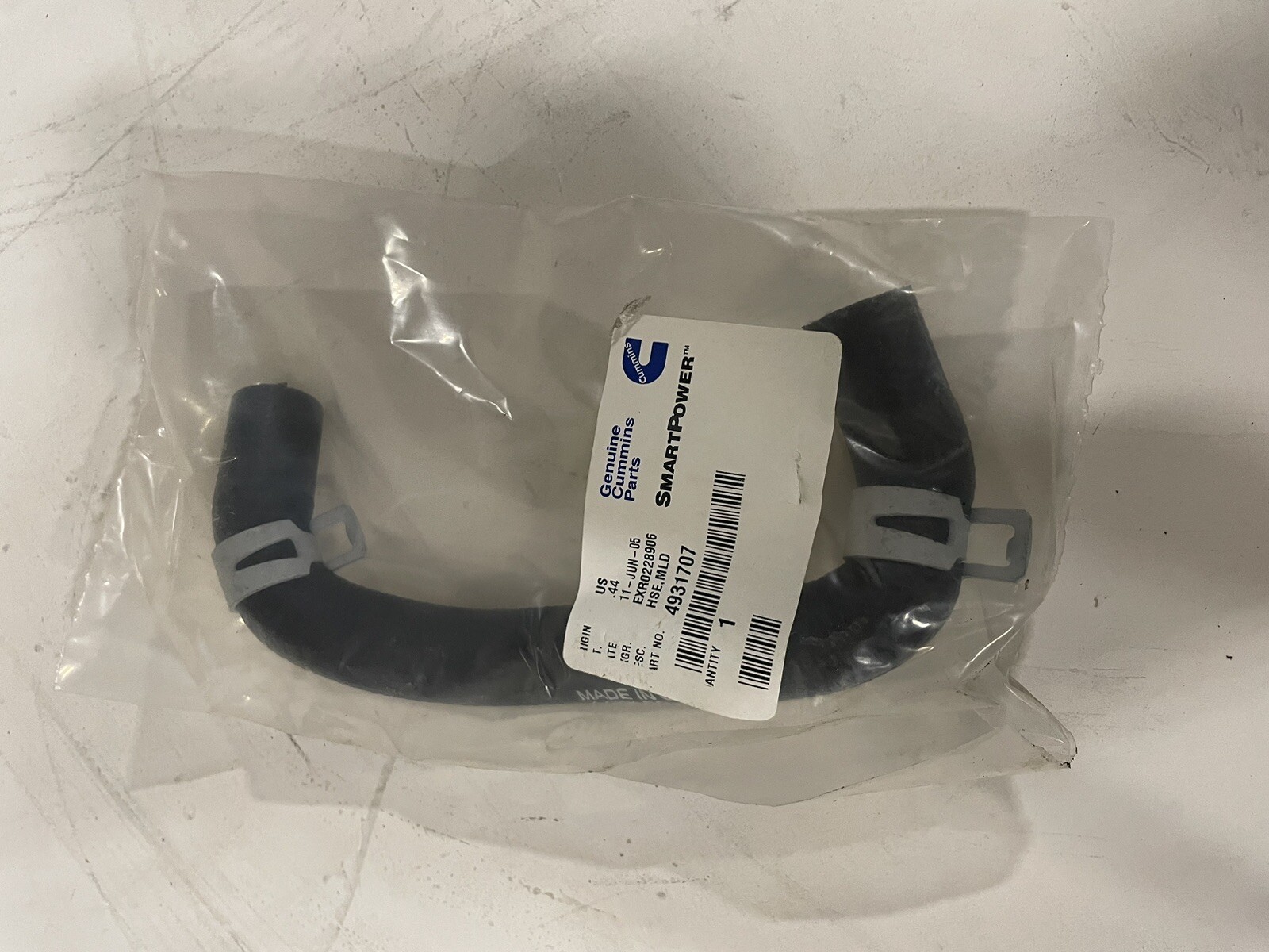 New Cummins Onan HOSE,MOLDED 4931707