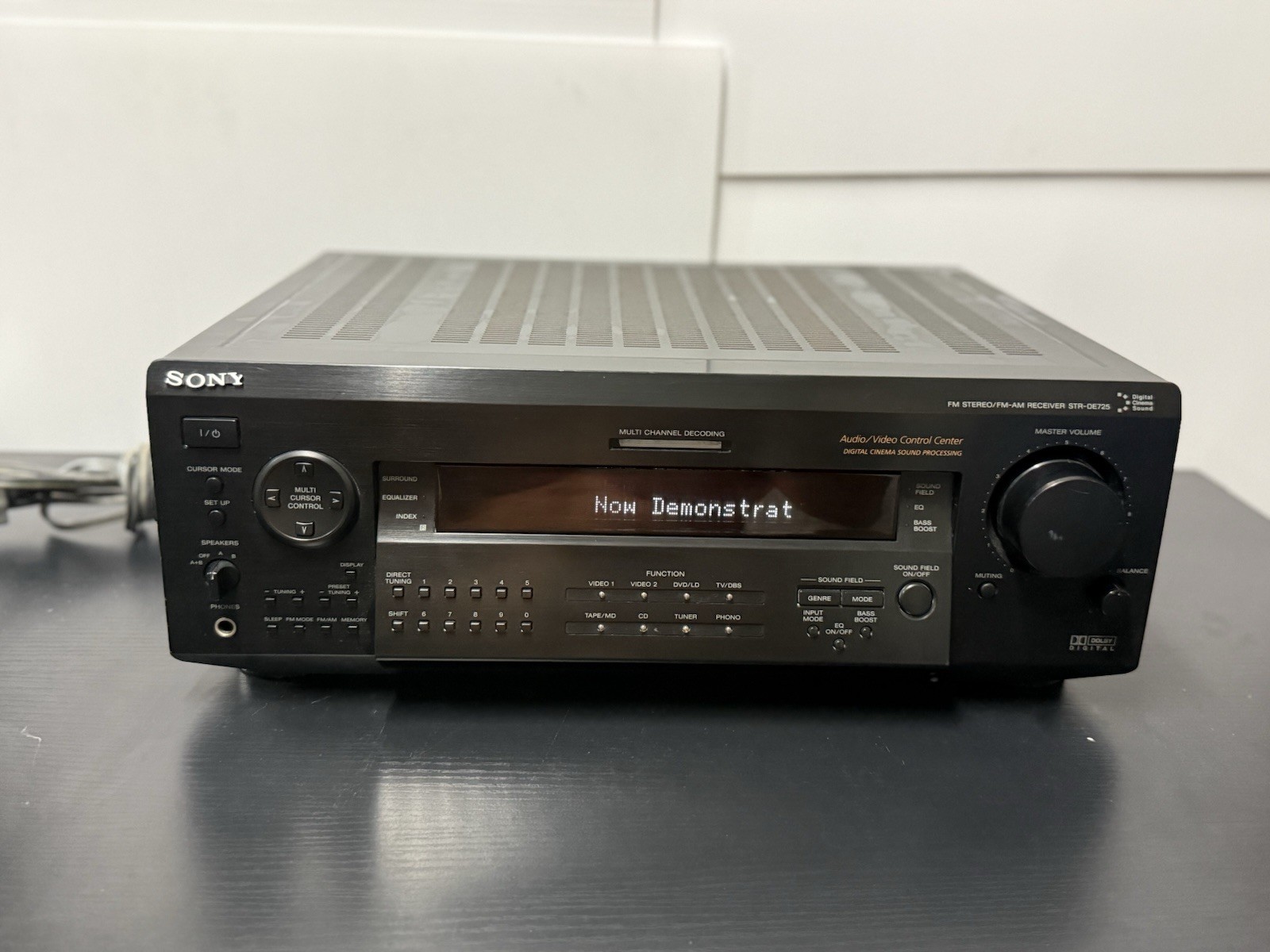 Sony STR-DE725 5.1 Channel AV Receiver Home Theater System Tested Working
