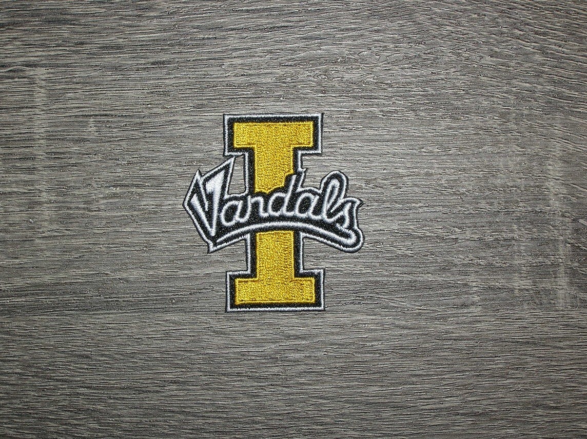 Idaho Vandals University College Embroidered Iron On Patch 2" x 2.25"