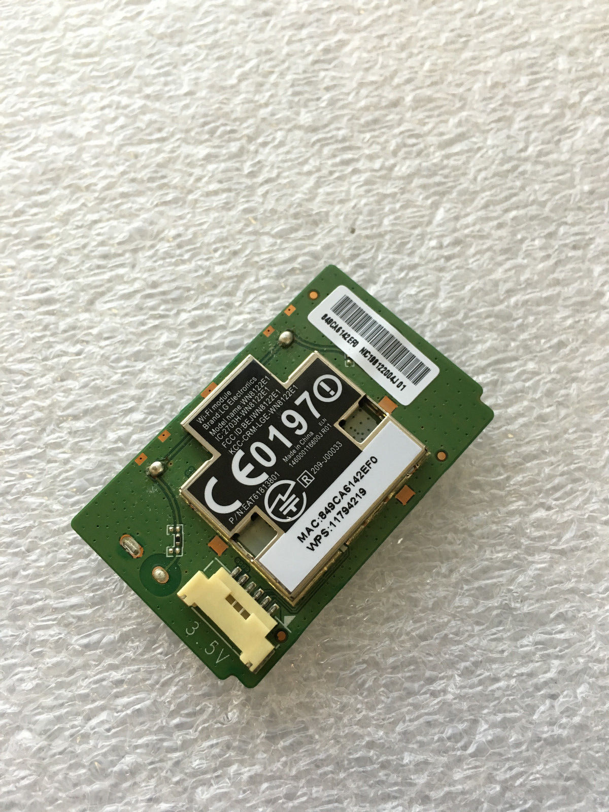 LG 50LN5600-UI Wi-Fi Module EAT61813801 , WN8122E1