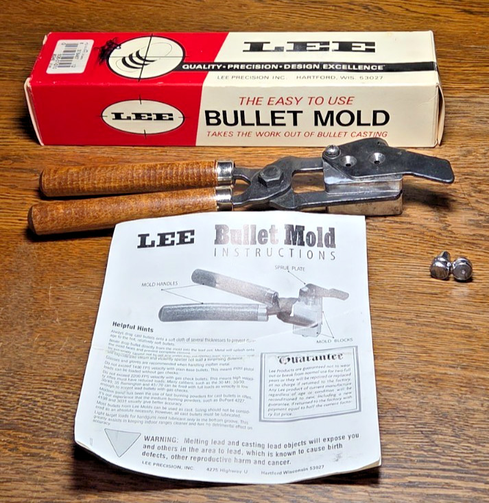 Lee Precision 2-Cavity Bullet Mold 452-200-SWC .452 200 grain 45 ACP 90348