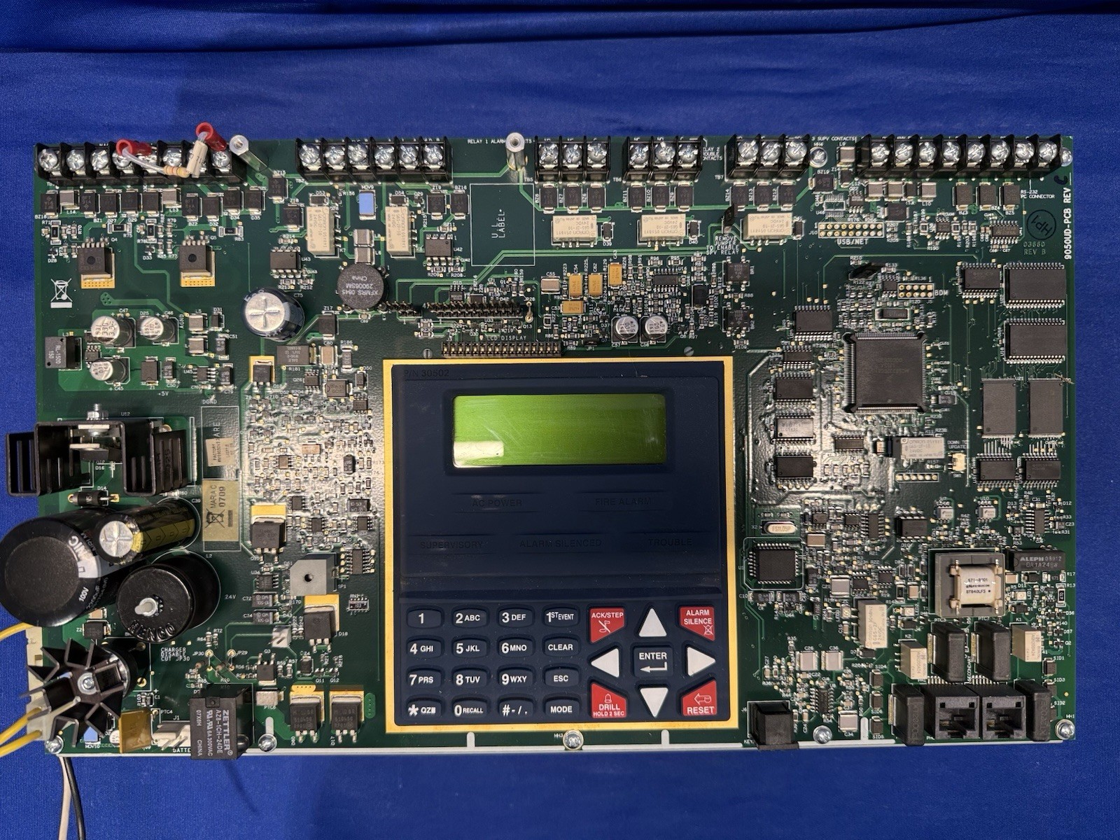 Fire Alarm Control Panel Fire Lite MS-9050UD Board Transformer Etc. - No Red Box