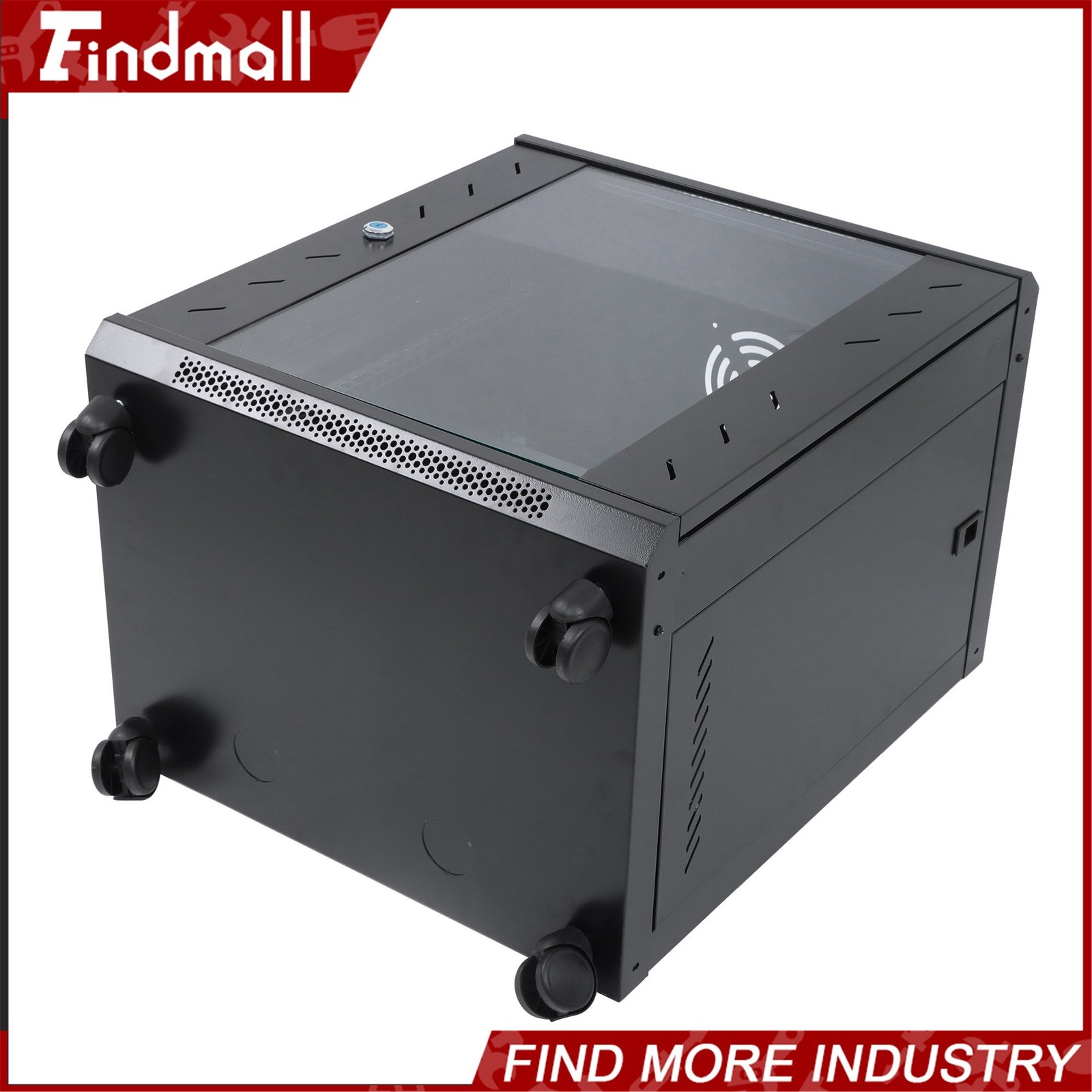 Findmall 12U Wall Mount Network Server Rack Cabinet Enclosure 15.5'' Deep