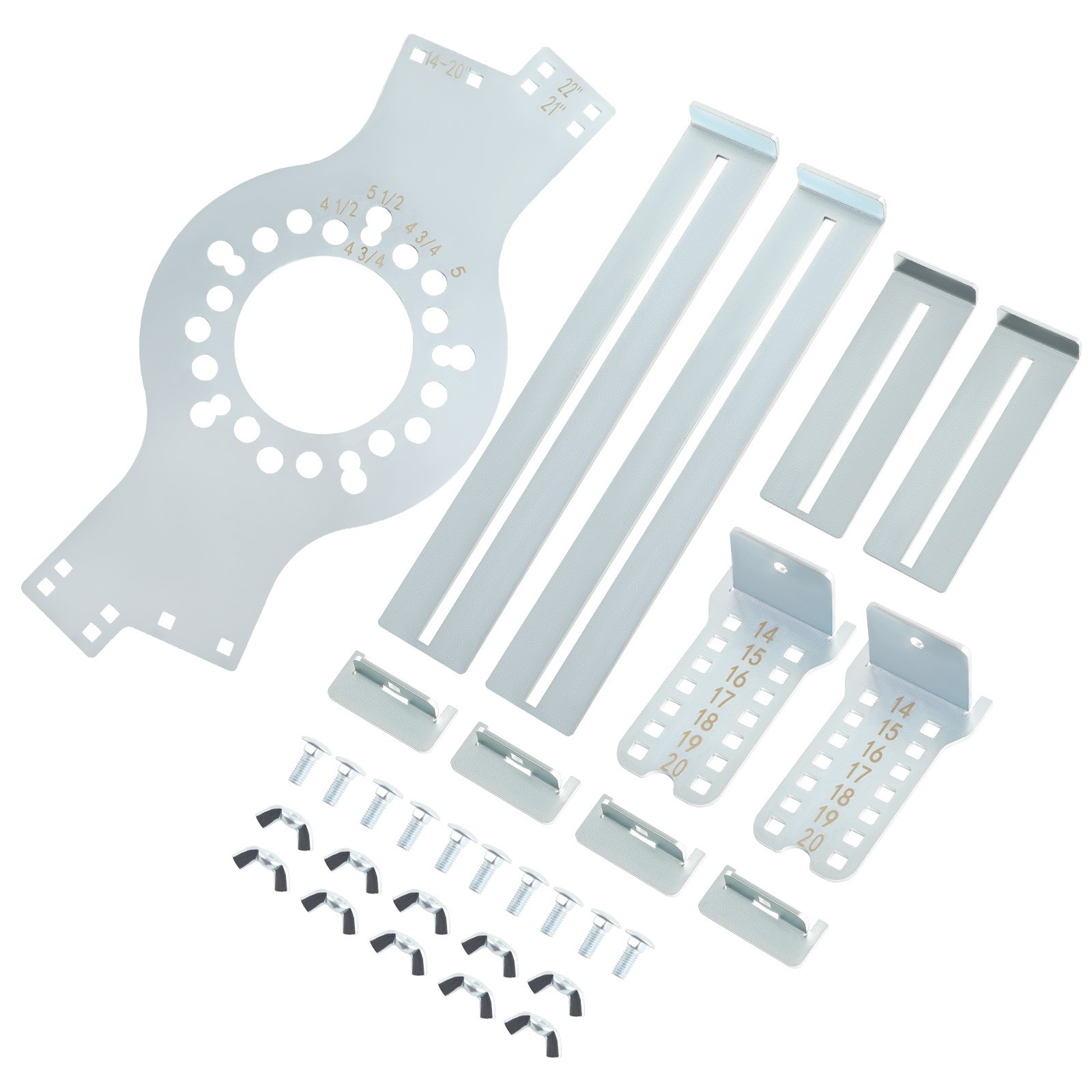 Metric Pattern Wheel Fitment Tool for 5 Bolt Hub Measurement Simulator