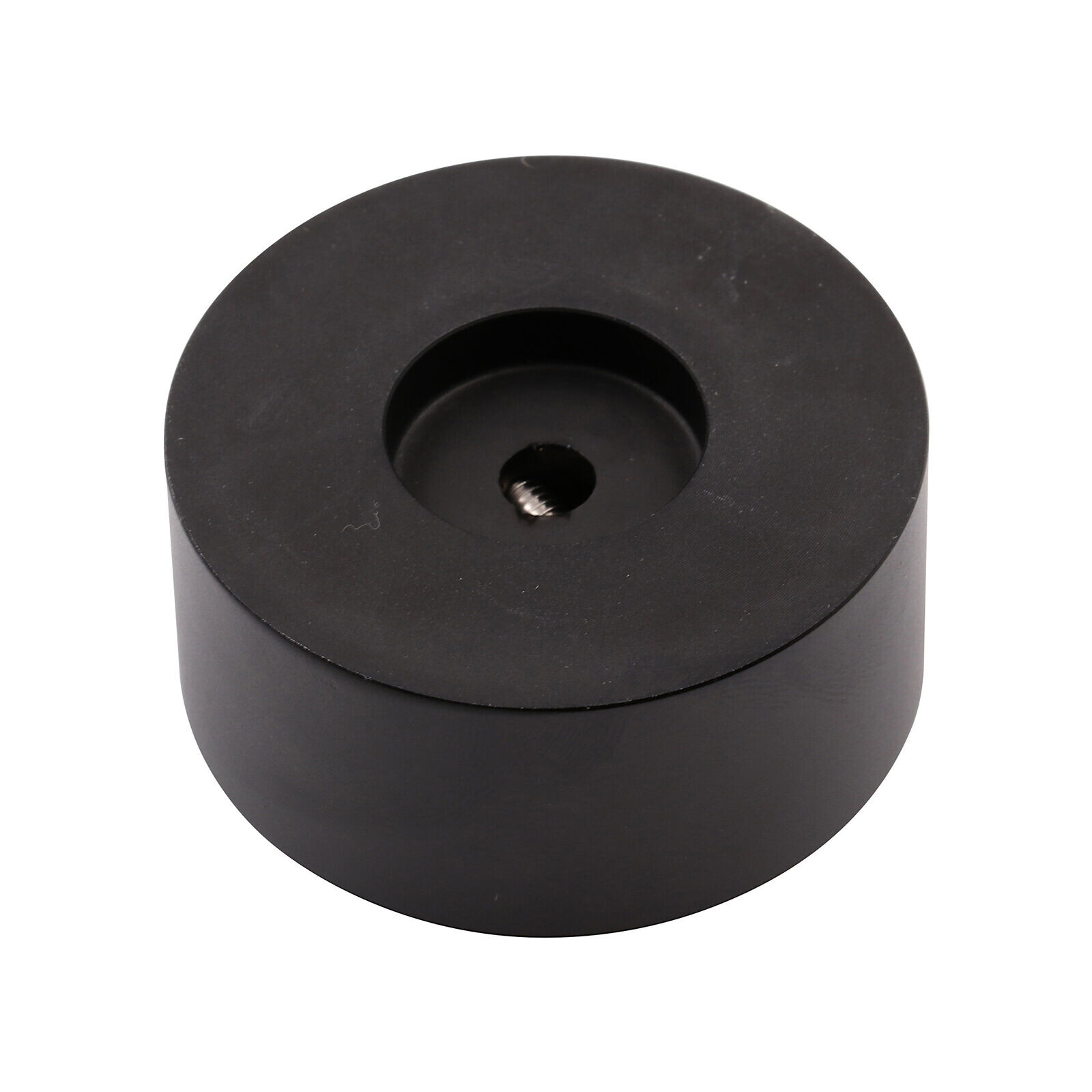 1Pc 48*22mm Black High end Machined Solid Aluminum Pointer Knob Volume screw