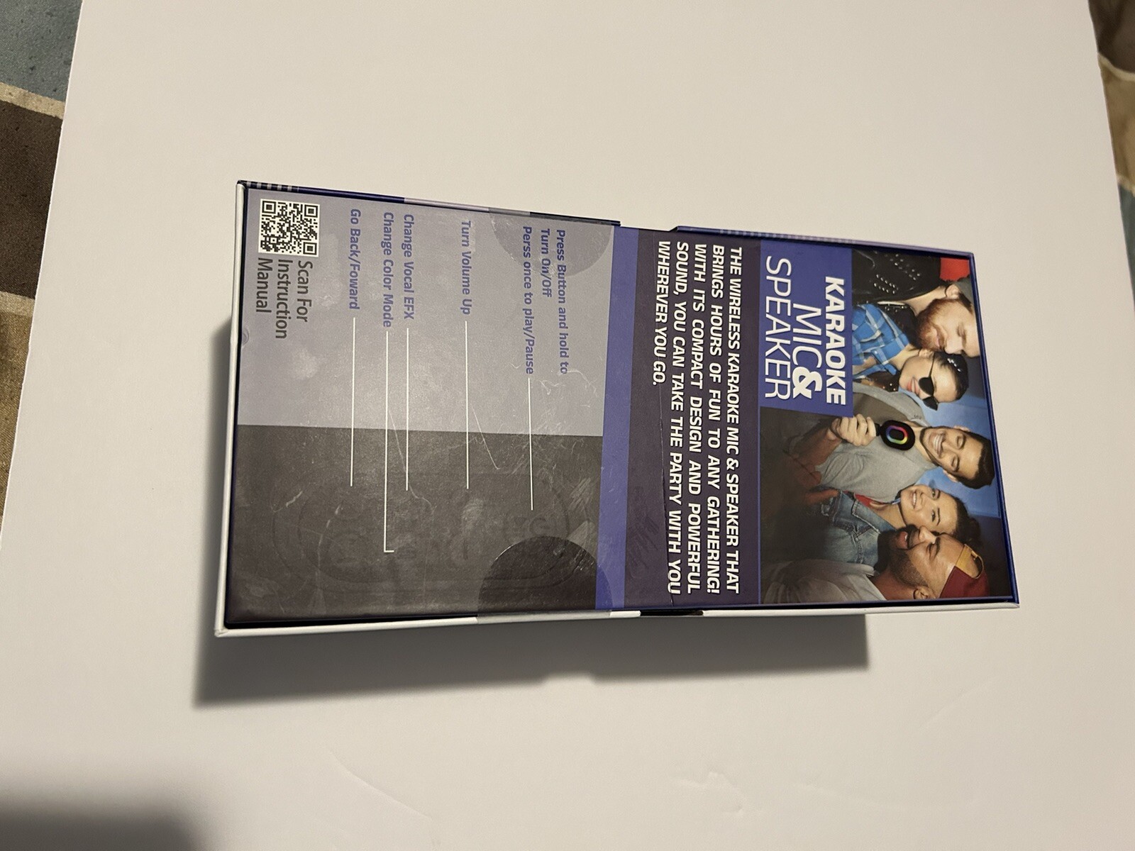 new sealed karaoke mic and speaker
