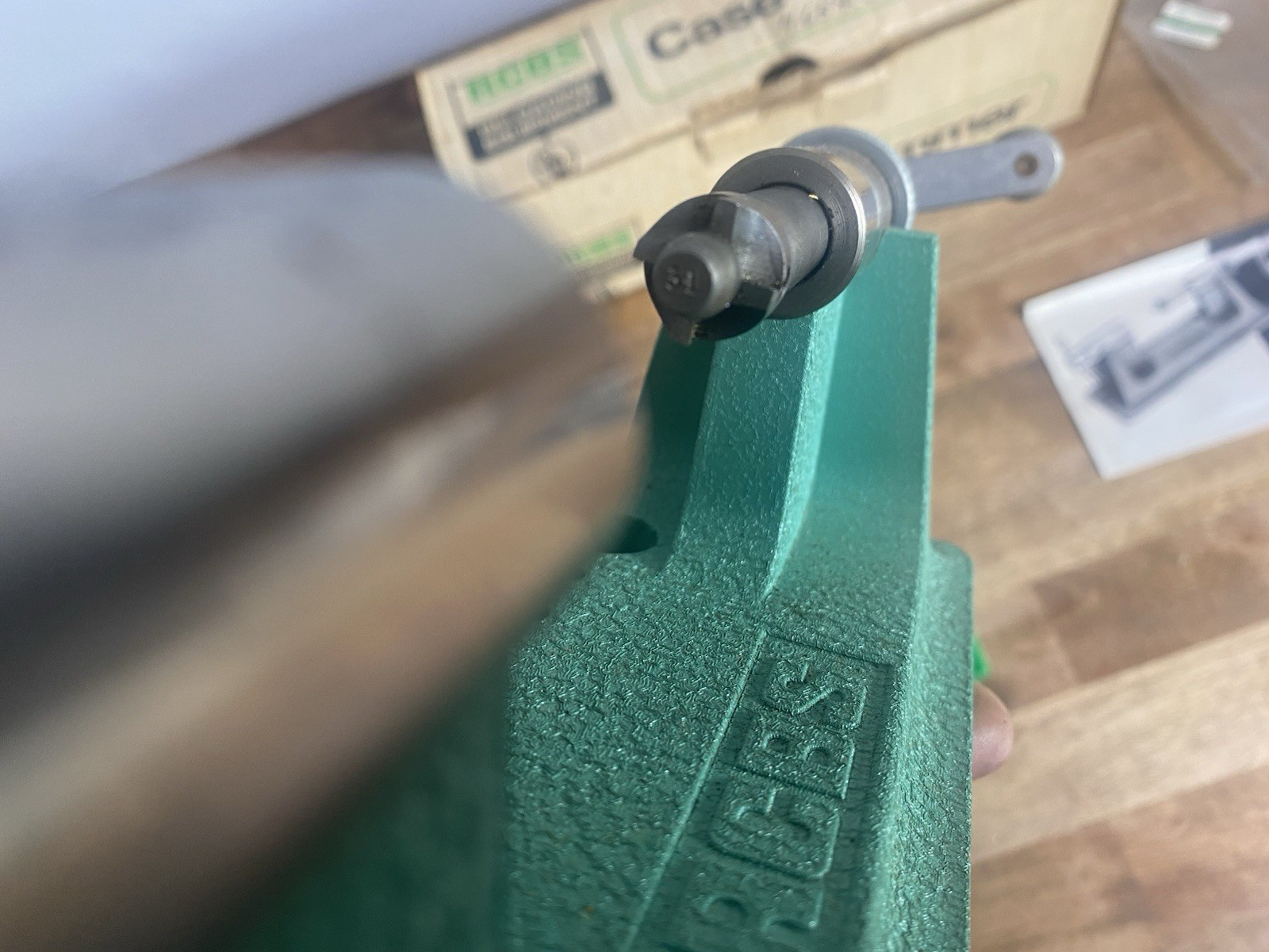 RCBS Reloading Trim Pro. Rotary Case Trimmer , RCBS Deburr Tool