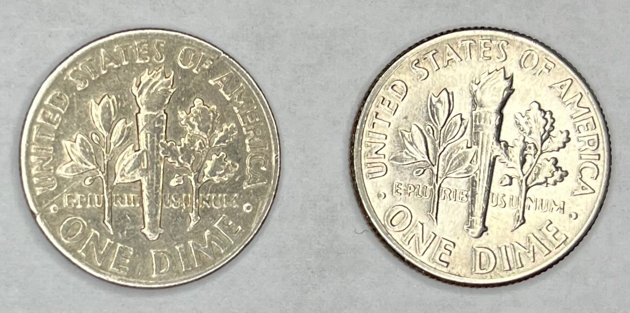 1974 P & D Roosevelt Dimes