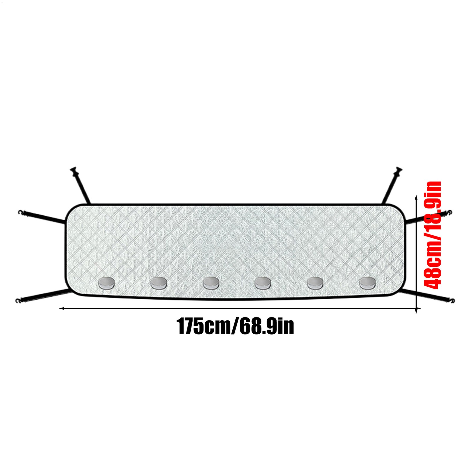 Automotive Front Shade Blocking Waterproof Protector For Dust Leaves Bird Daily