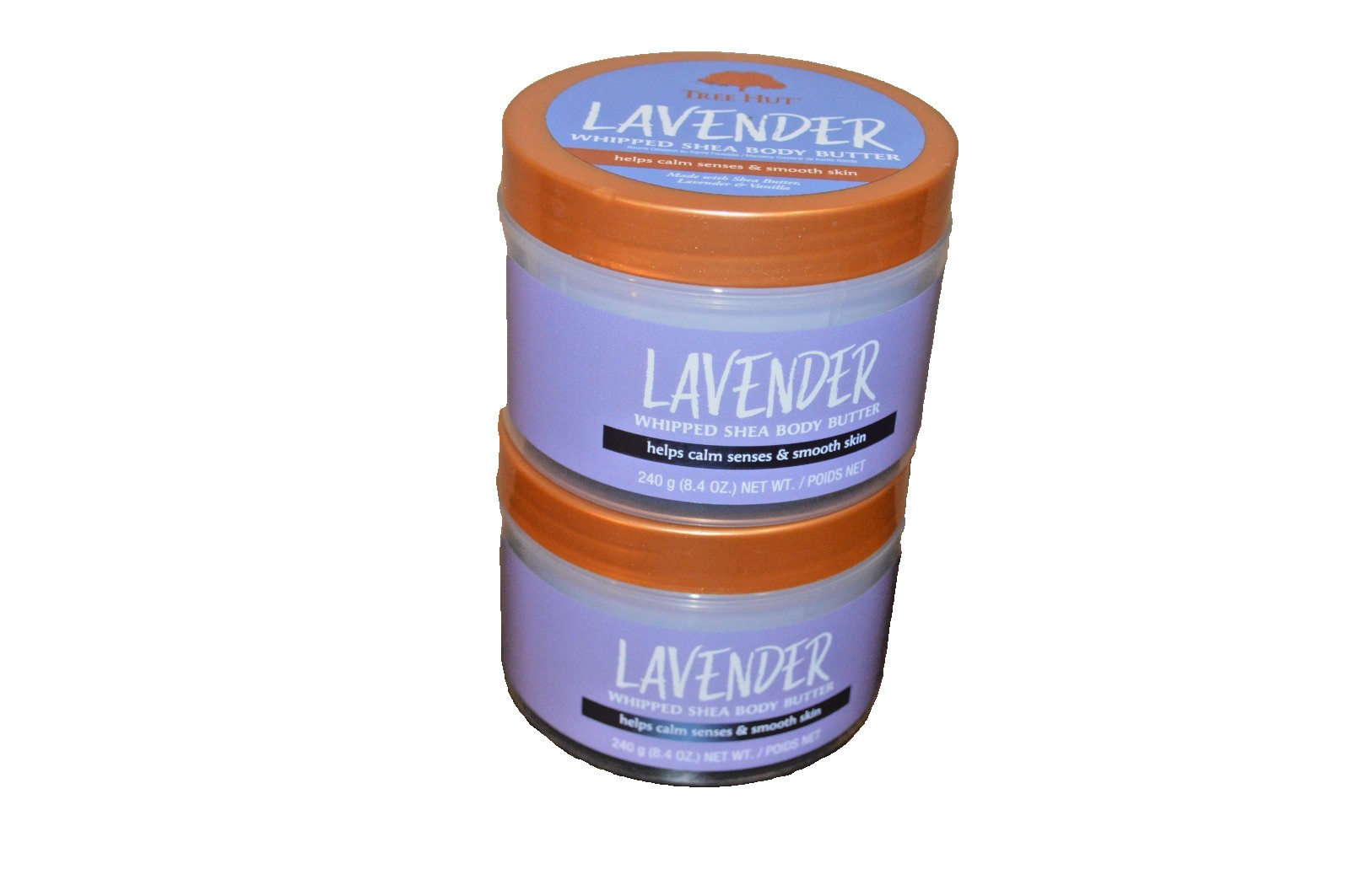 Tree Hut Lavender Whipped Shea Body Butter 8.4 oz ~ NEW ~LOT OF 2 ~Free Shipping
