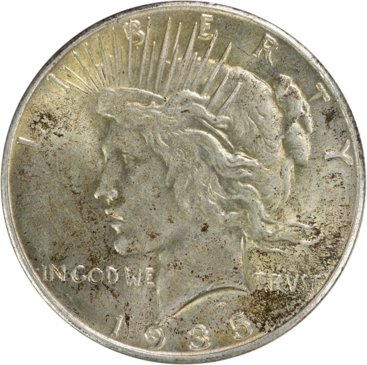 1935 Peace Silver Dollar AU Uncertified #730