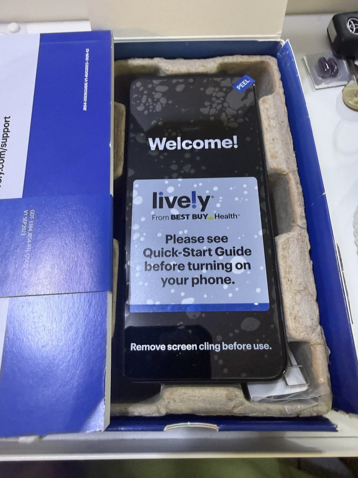 Lively Jitterbug Smart4 Smartphone for Seniors M (UNLOCK TO ANY NETWORK)