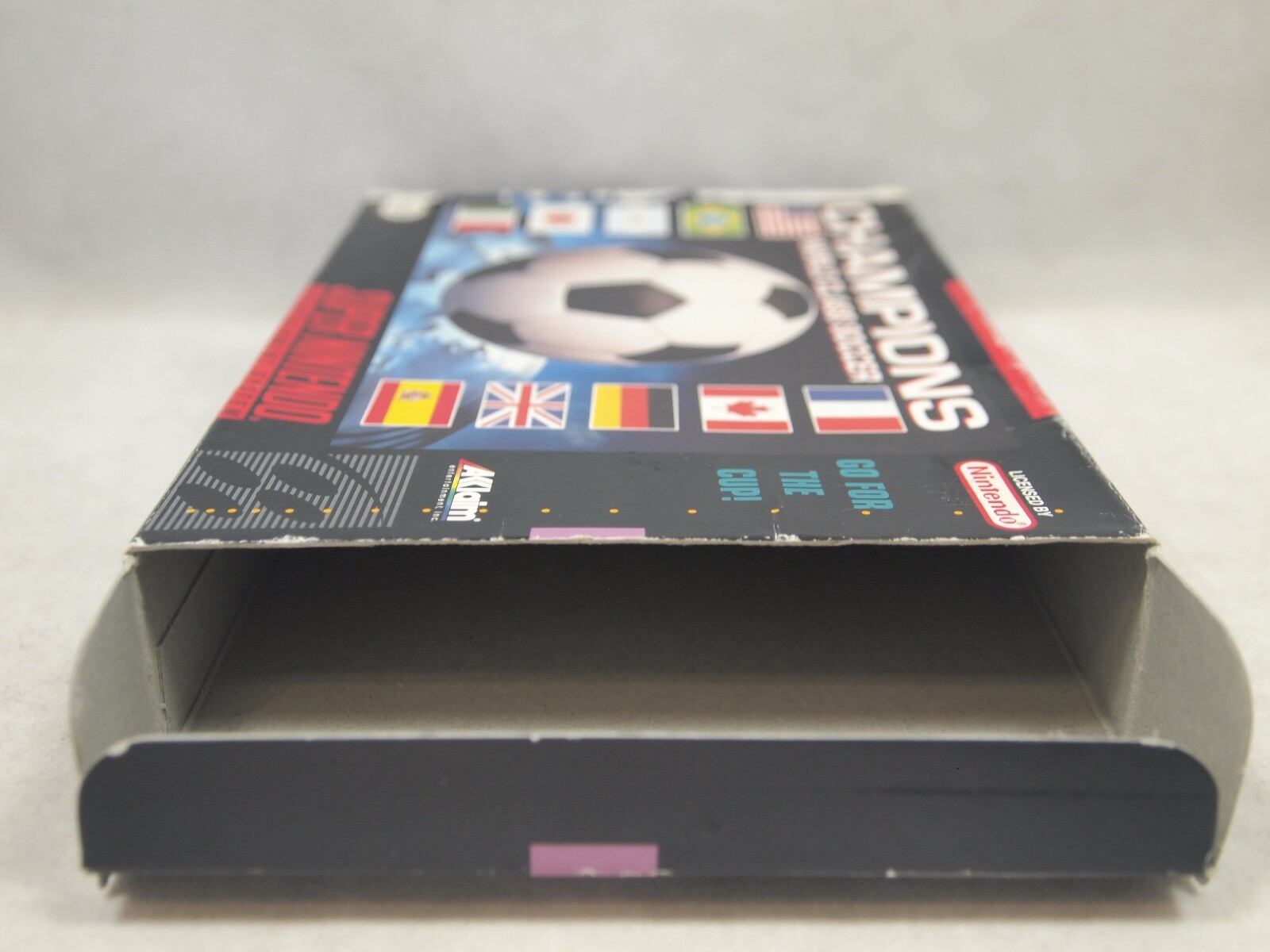 Champions World Class Soccer (Super Nintendo | SNES) Authentic BOX ONLY