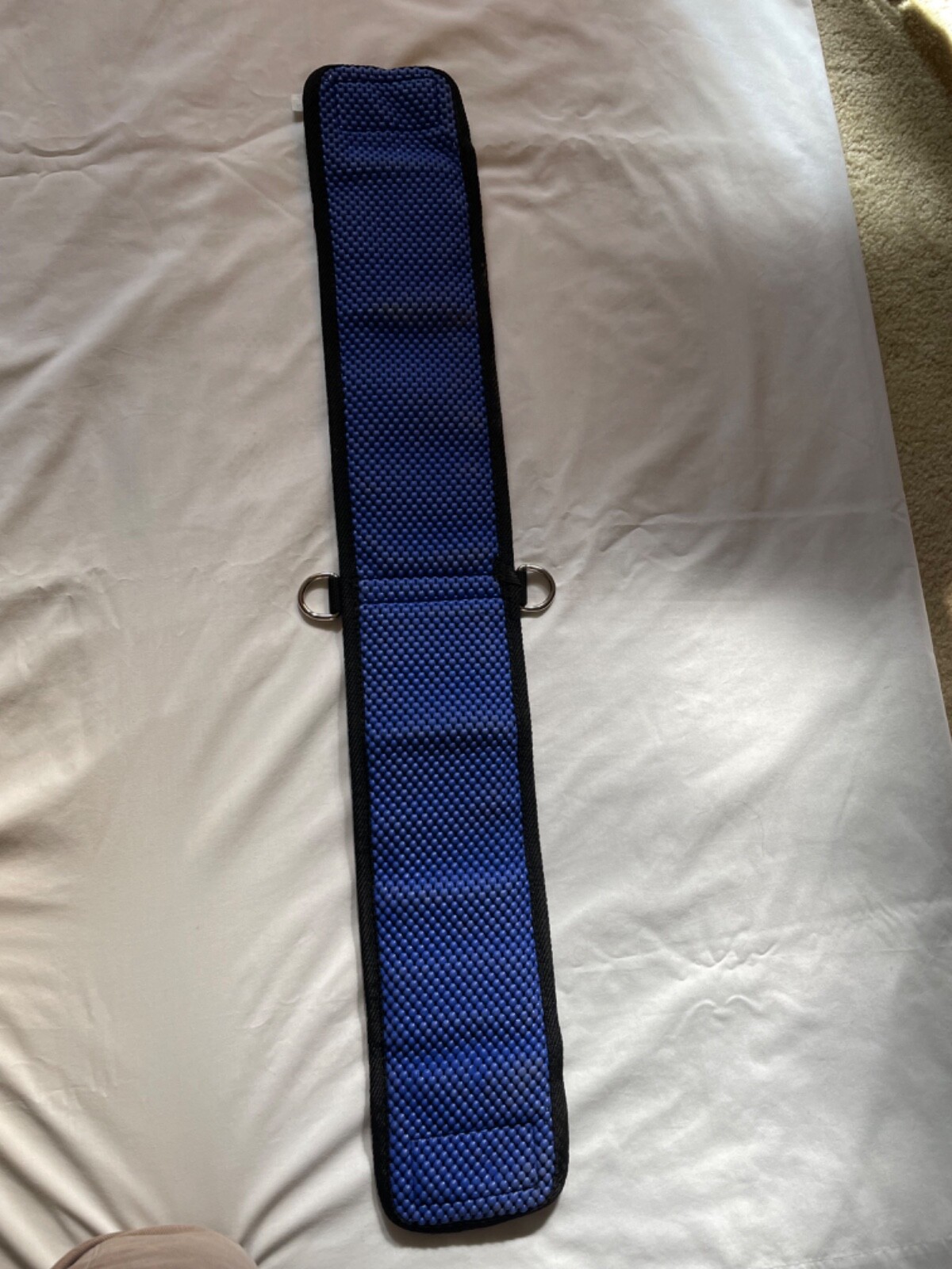32” Formay blue waffle weave western cinch