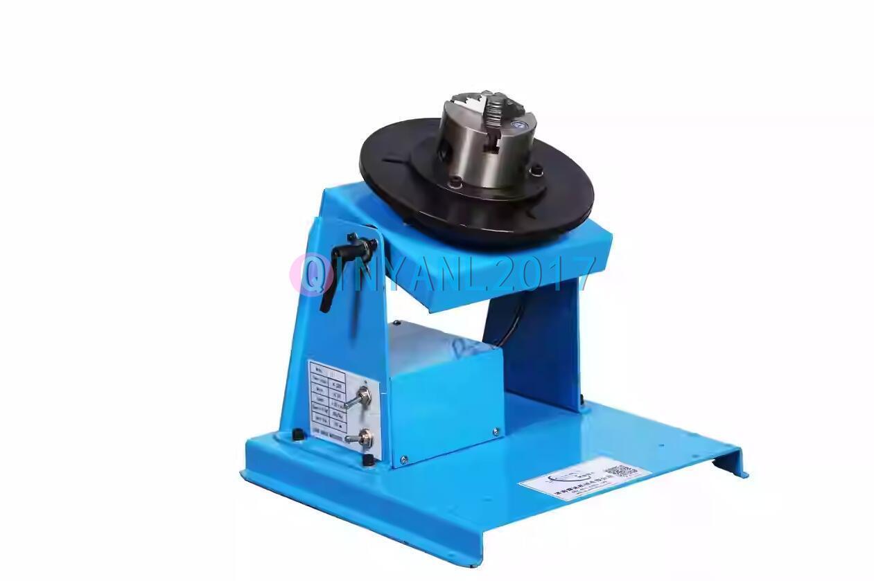 1pc 1-12RPM 10KG Light Duty Welding Turntable Positioner with 80mm Chuck HD-10