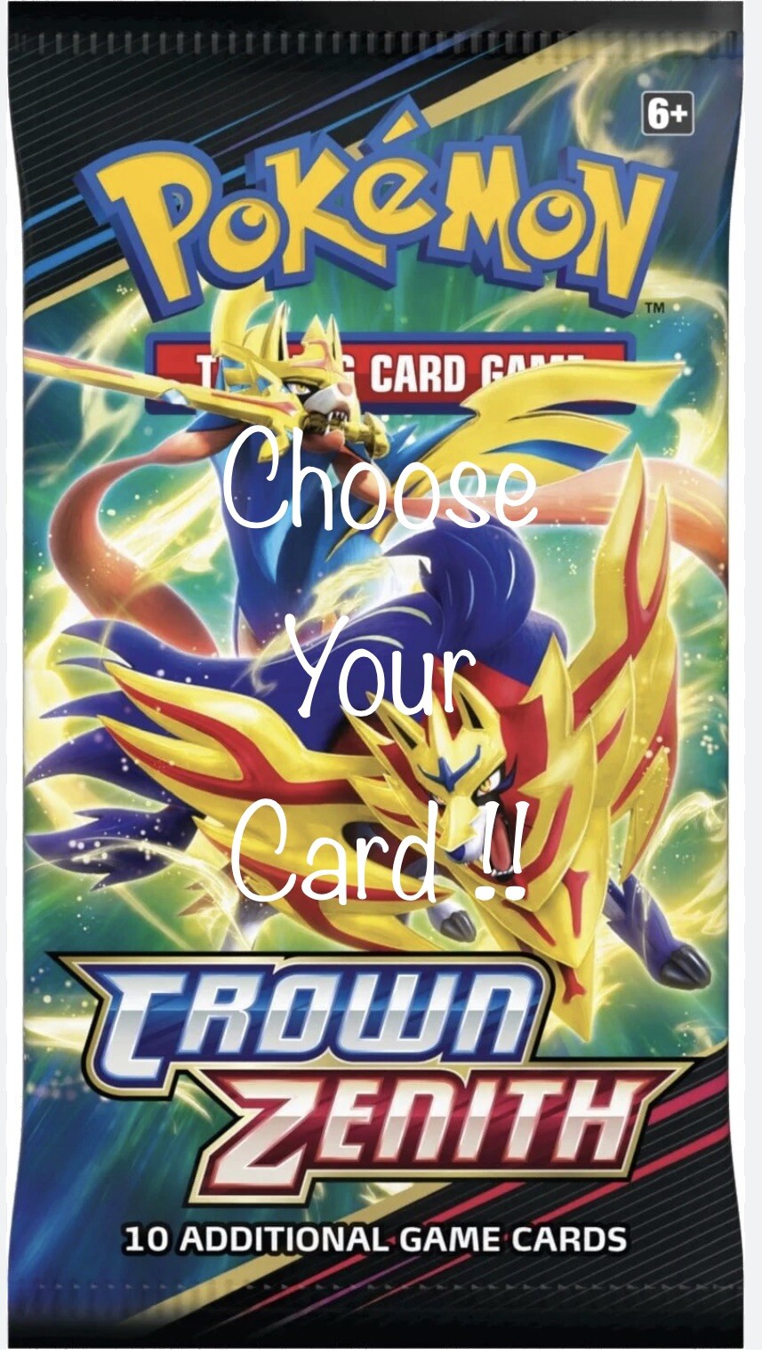 Choose Your Card !! from Crown Zenith ! UR/Radiant only !