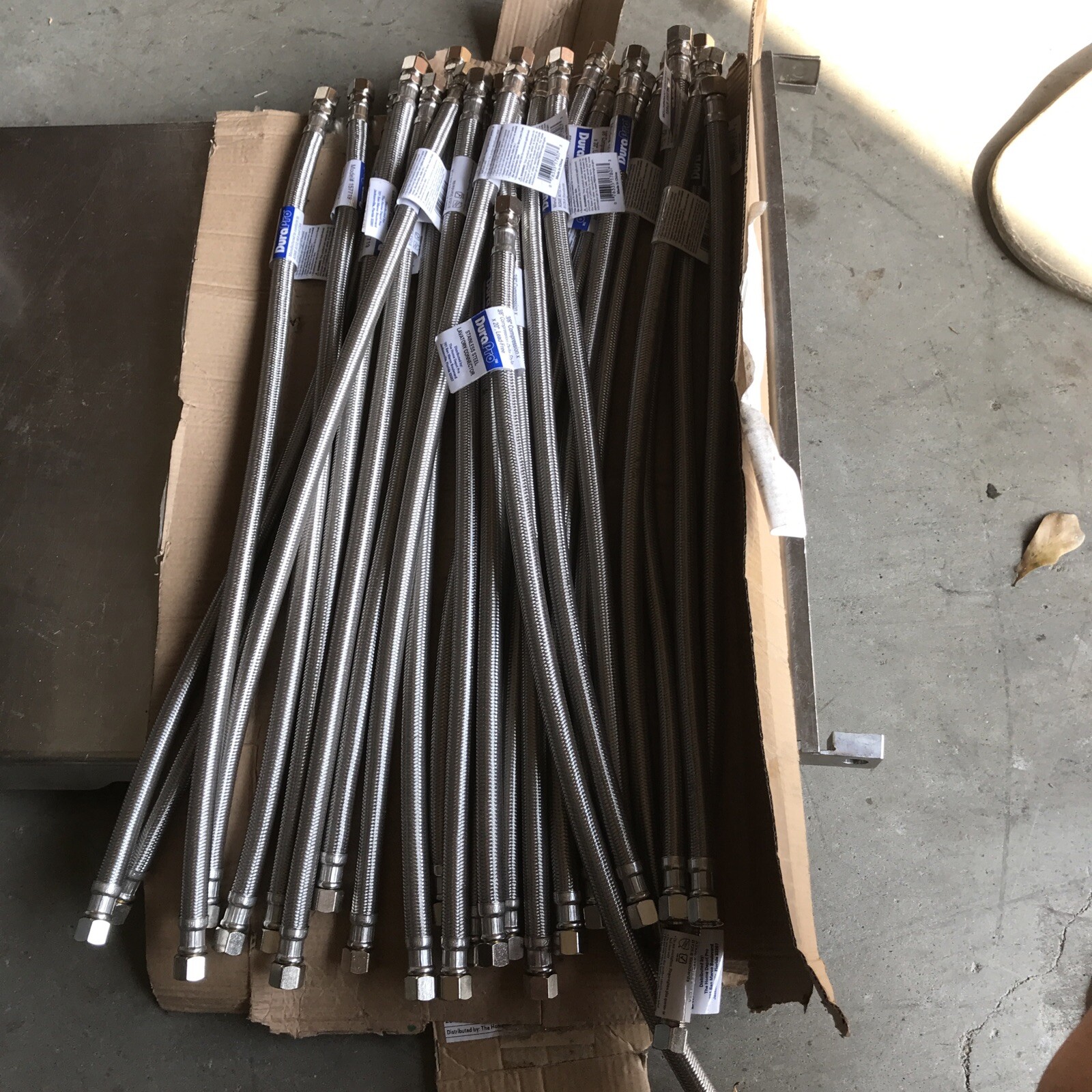 24 x DuraPro 3/8 Compression X 3/8 Compression Delta Style X 20” Long Stainless