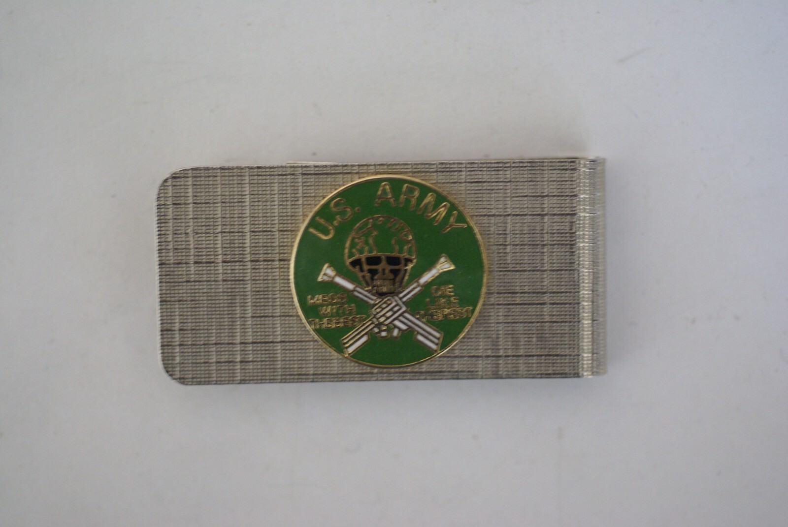 US military veteran's money clip - US Army Mess with the Best Die Like the Rest