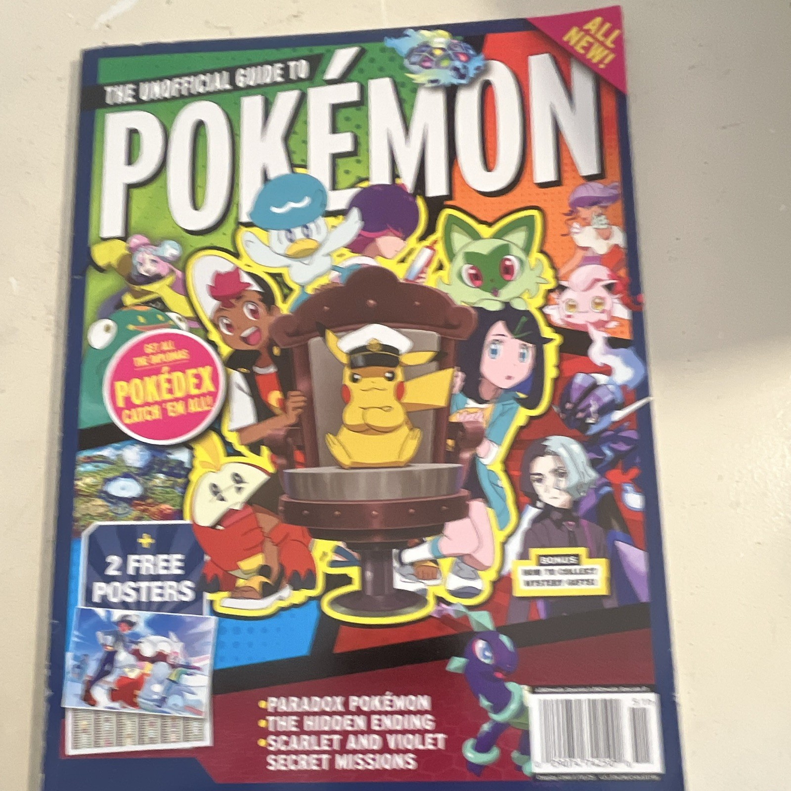 Pokémon Unofficial Strategy Guide for Pokémon Scarlet & Violet w/ Posters