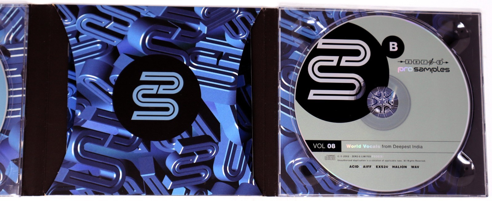 Zero-G Pro Samples 08 World Vocals Sample Library/Sound Library/Sampling 2 CD