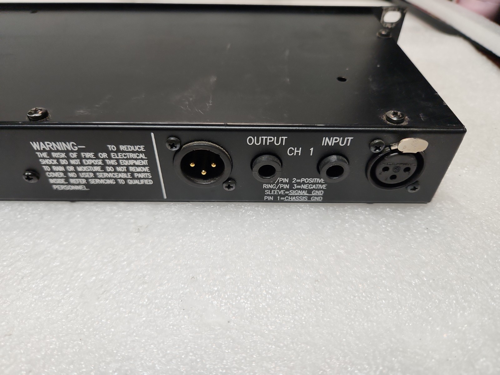 Rane ME 15B Graphic Equalizer 2 Channel Rackmount Pro Audio EQ Tested Works