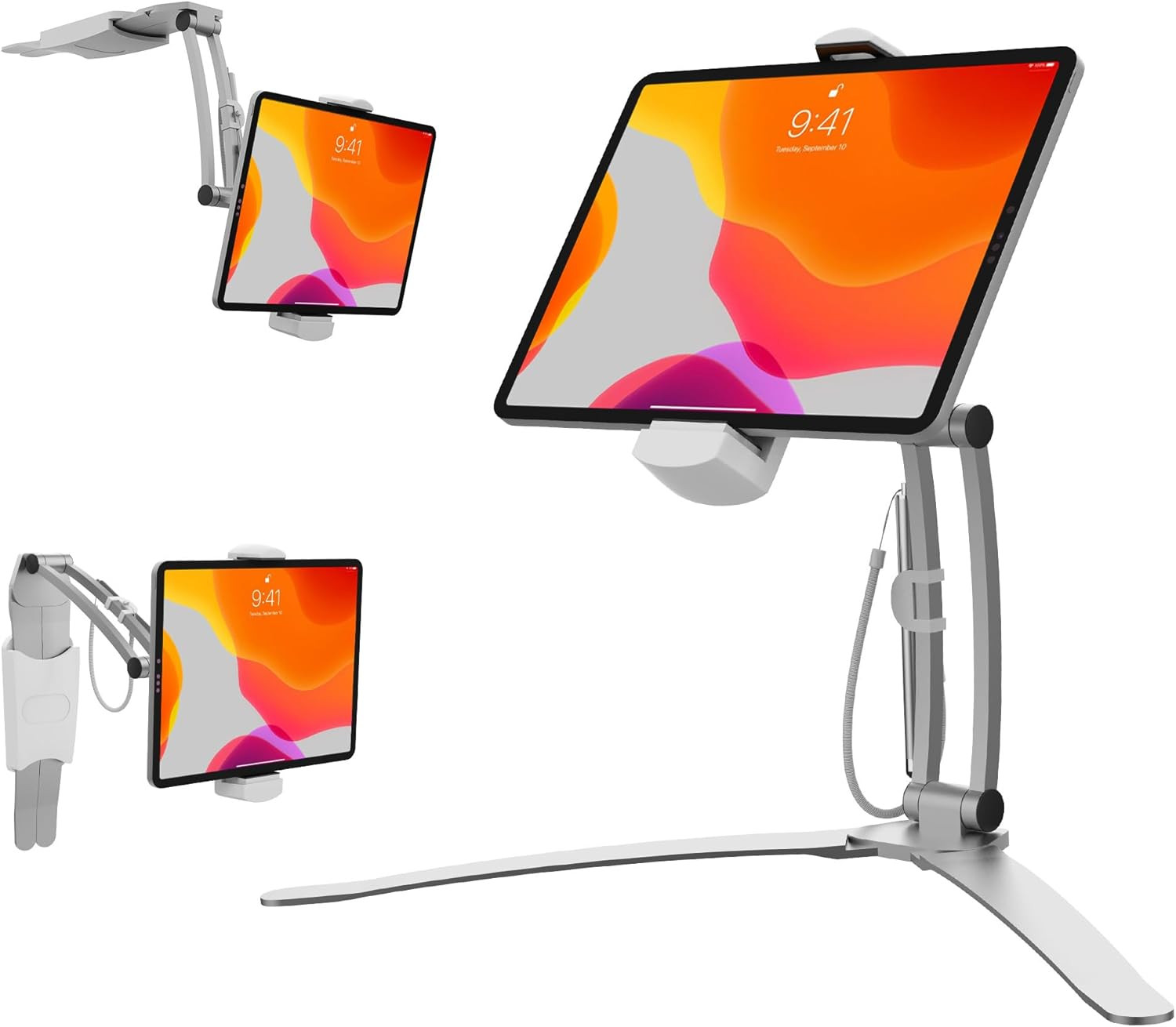 3-in-1 iPad Tablet Mount – Multipurpose Universal Kitchen Mount Holder for All i