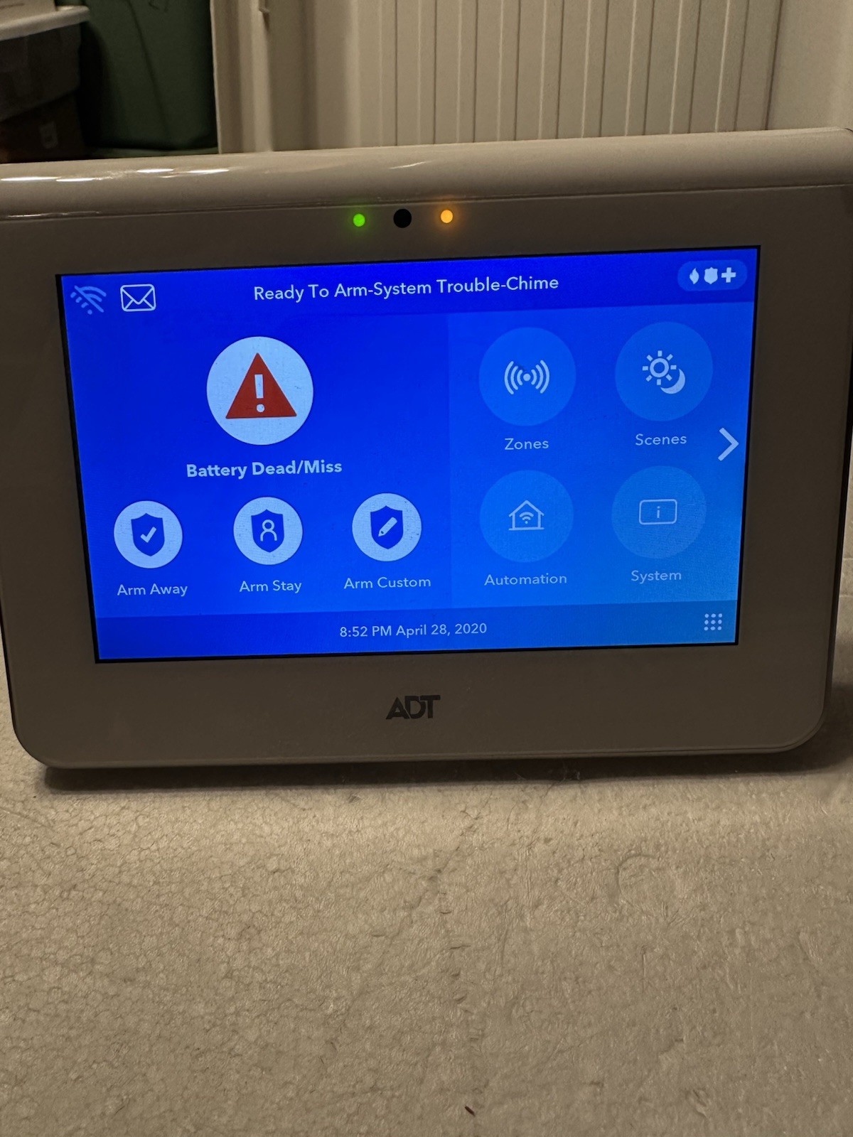 ADT 7" Touchscreen All-in-One Security Control Panel ADT7AIO-1