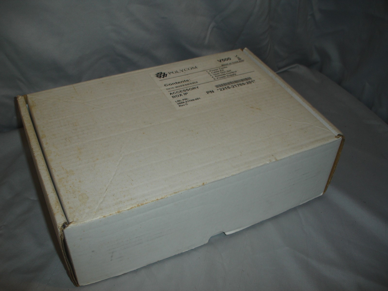 Polycom V500 Video Conferencing System Base Box (Open Box) & Accessories (Mixed)