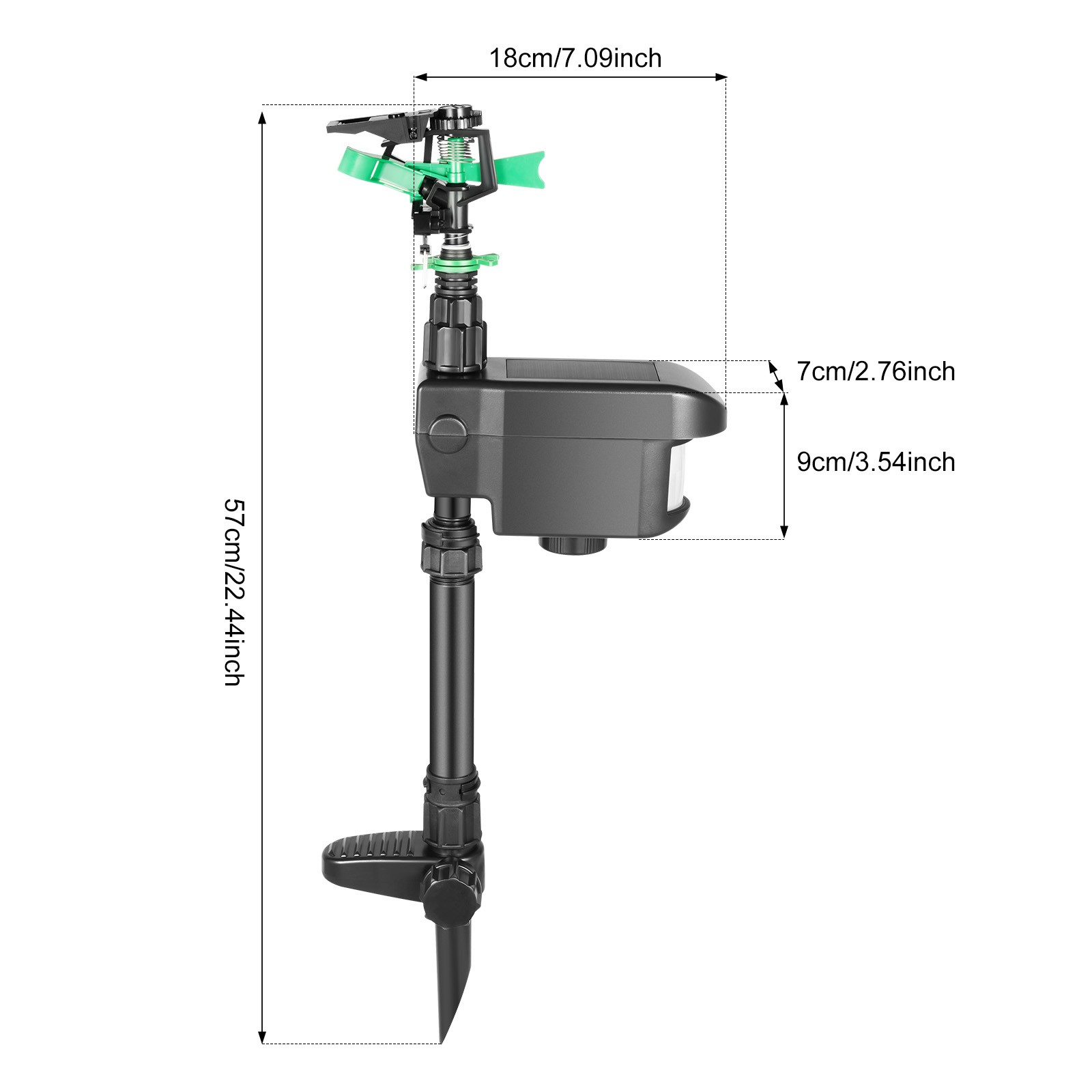 Automatic Motion Sensor Animal Drive Repellent Deterrent Sprinkler Water Sprayer