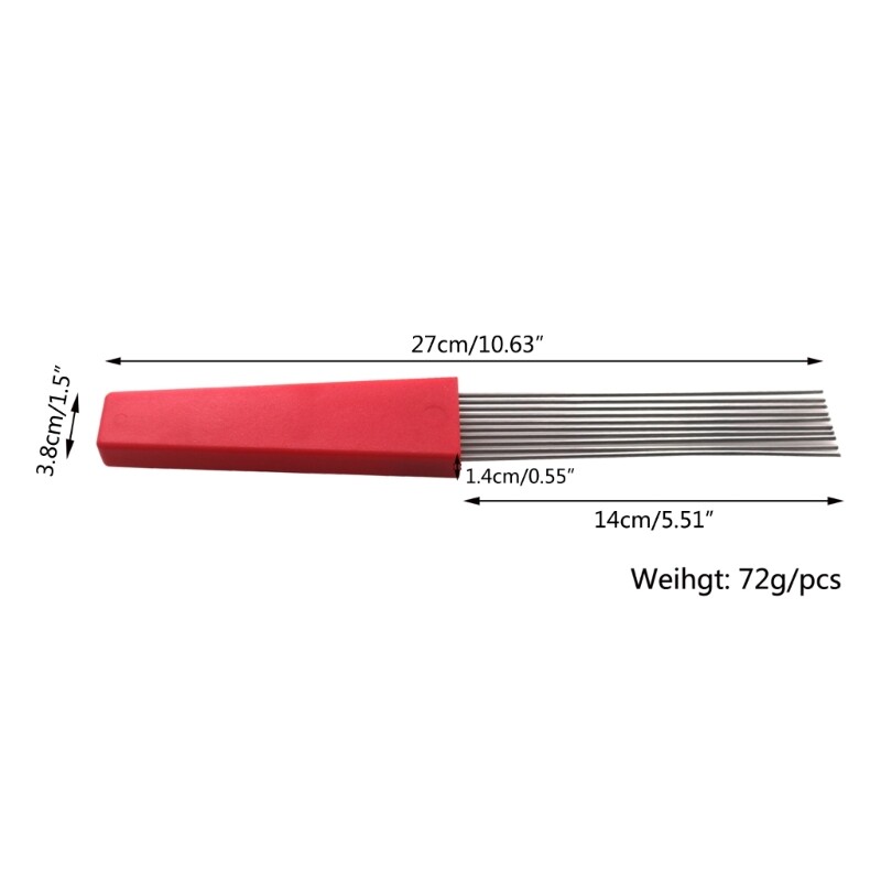 Comb Style Scraper Replacement Orff Early Education Tool Stainless Scraper Brush