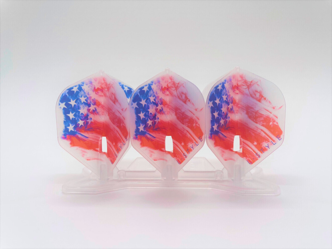 L-style L1c American Flag V3 Signature Champagne Flights - Clear White