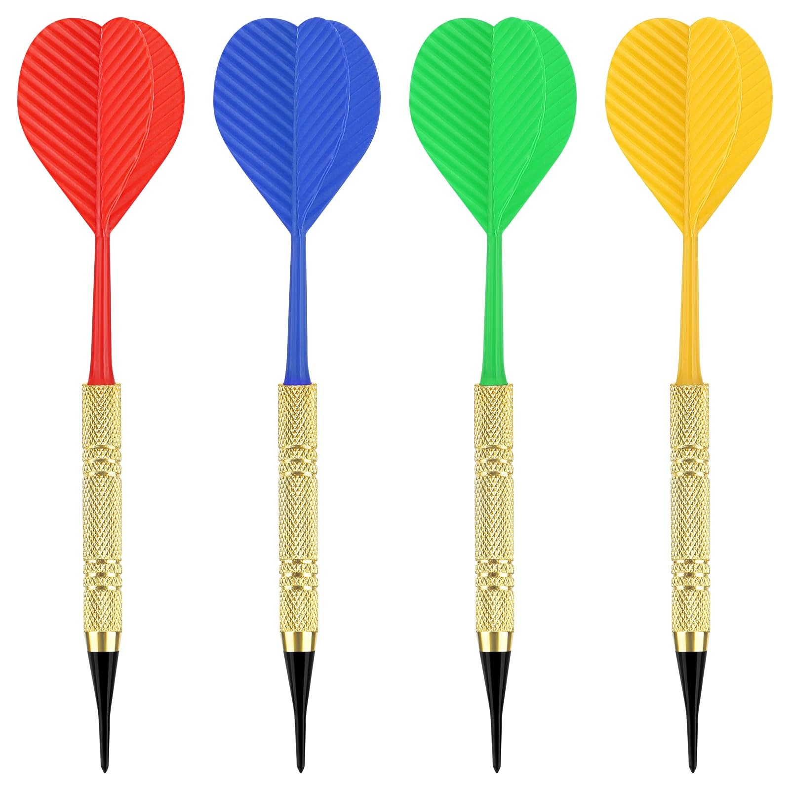 Accmor Soft Tip Darts, Bar Dart, Plastic Tip Darts Set, Attach Extra 100 Black 2